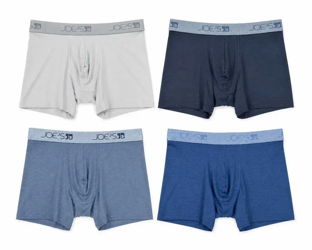 Joe’s Jeans Cotton Modal Stretch Boxer Briefs 4 Pk - Small